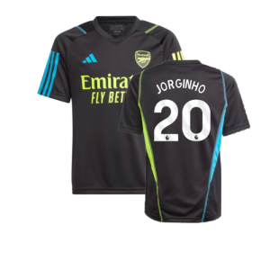 2023-2024 Arsenal Training Jersey (Black) - Kids (Jorginho 20)