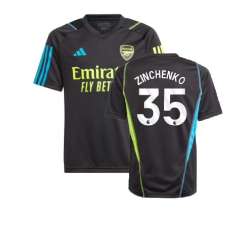 2023-2024 Arsenal Training Jersey (Black) - Kids (Zinchenko 35)