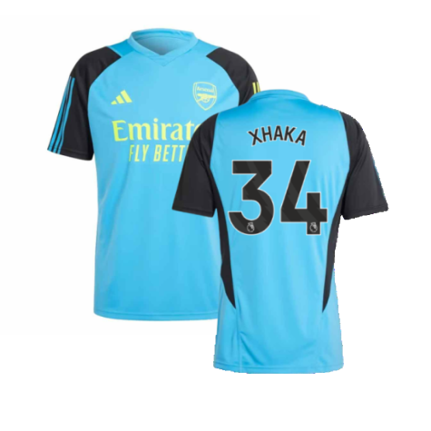 2023-2024 Arsenal Training Jersey (Pulse Blue) - Ladies (Xhaka 34)