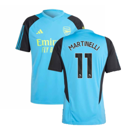 2023-2024 Arsenal Training Jersey (Pulse Blue) (Martinelli 11)