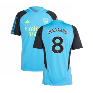 2023-2024 Arsenal Training Jersey (Pulse Blue) (Odegaard 8)