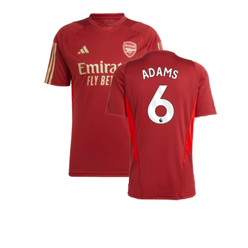 2023-2024 Arsenal Training Jersey (Red) (Adams 6)