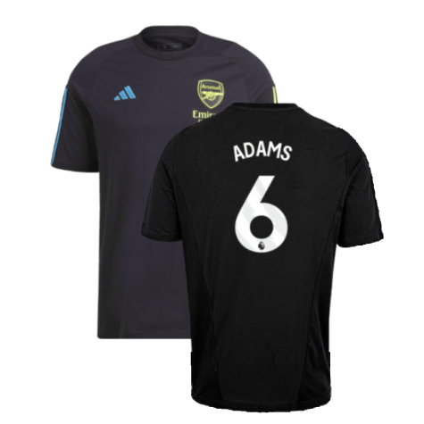 2023-2024 Arsenal Training Tee (Black) (Adams 6)