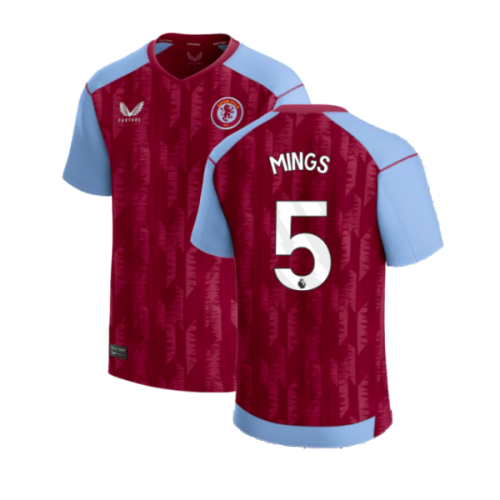 2023-2024 Aston Villa Home Shirt (Kids) (Mings 5)