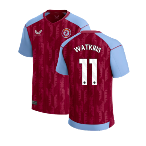 2023-2024 Aston Villa Home Shirt (Kids) (Watkins 11)