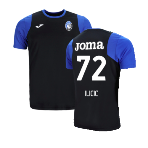 2023-2024 Atalanta Training Shirt (Black) (Ilicic 72)