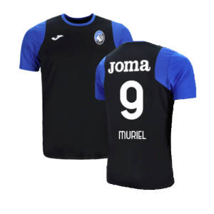 2023-2024 Atalanta Training Shirt (Black) (Muriel 9)