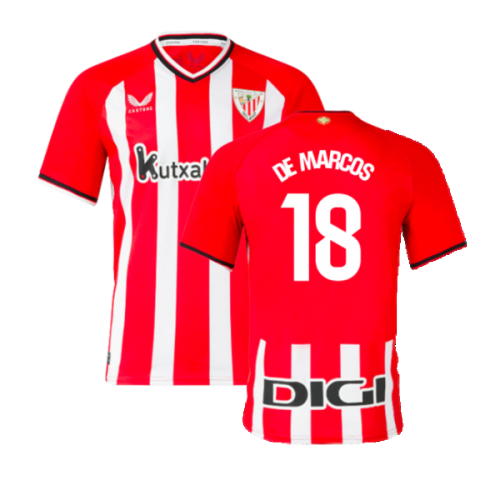 2023-2024 Athletic Bilbao Home Shirt (Kids) (De Marcos 18)