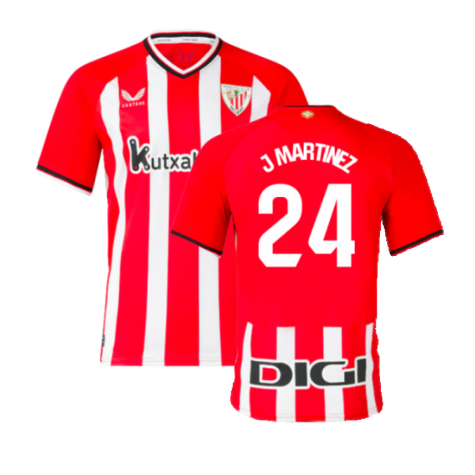 2023-2024 Athletic Bilbao Home Shirt (Kids) (J Martinez 24)