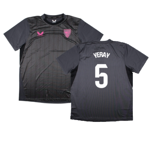 2023-2024 Athletic Bilbao Training Shirt (Ebony) (Yeray 5)