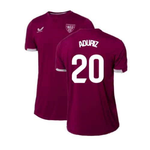 2023-2024 Athletic Bilbao Training Shirt (Magenta) (Aduriz 20)