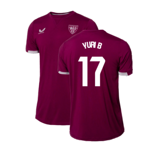 2023-2024 Athletic Bilbao Training Shirt (Magenta) (Yuri B 17)