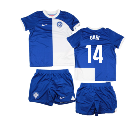 2023-2024 Atletico Madrid Away Little Boys Mini Kit (Gabi 14)