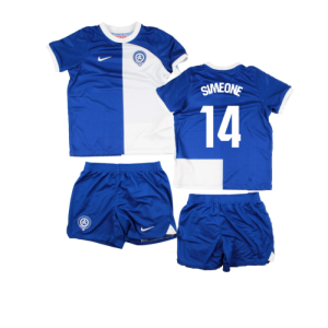 2023-2024 Atletico Madrid Away Little Boys Mini Kit (Simeone 14) 2023-2024 Atletico Madrid Away Little Boys Mini Kit (Simeone 14)