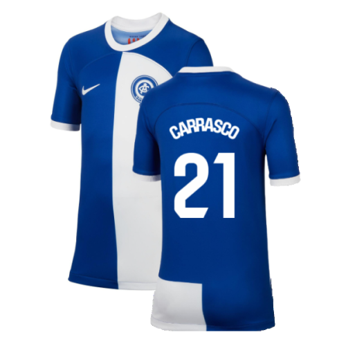 2023-2024 Atletico Madrid Away Shirt (Kids) (Carrasco 21)