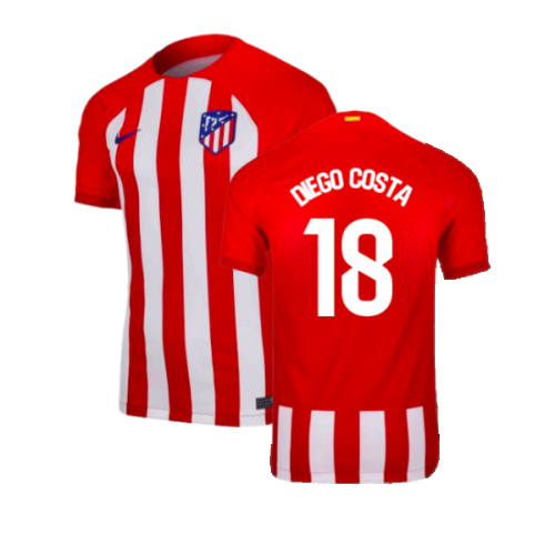 2023-2024 Atletico Madrid Home Shirt (Diego Costa 18)