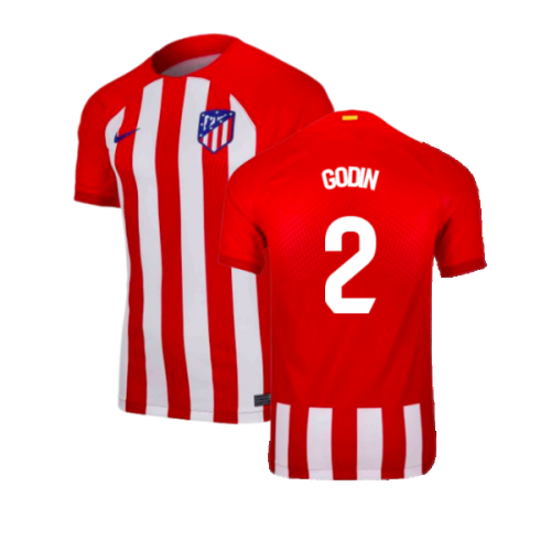 2023-2024 Atletico Madrid Home Shirt (Godin 2)