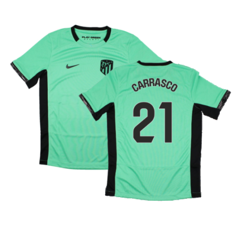 2023-2024 Atletico Madrid Third Shirt (Kids) (Carrasco 21)