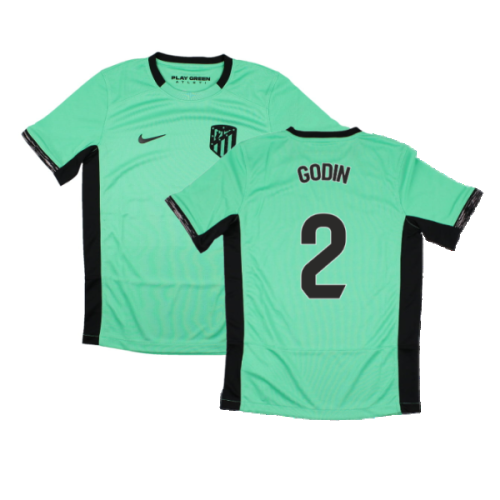 2023-2024 Atletico Madrid Third Shirt (Kids) (Godin 2)