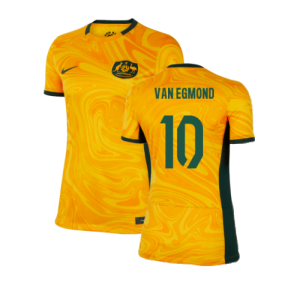 2023-2024 Australia WWC Home Shirt (Ladies) (Van Egmond 10)