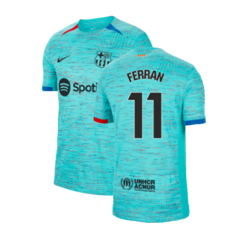 2023-2024 Barcelona Authentic Third Shirt (Ferran 11)