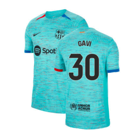2023-2024 Barcelona Authentic Third Shirt (Gavi 30)