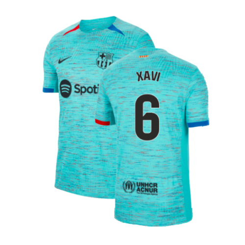 2023-2024 Barcelona Authentic Third Shirt (Xavi 6)