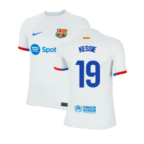 2023-2024 Barcelona Away Shirt (Kids) (Kessie 19)