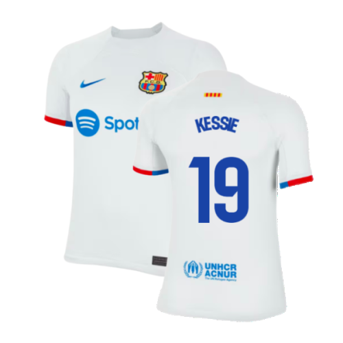 2023-2024 Barcelona Away Shirt (Ladies) (Kessie 19)