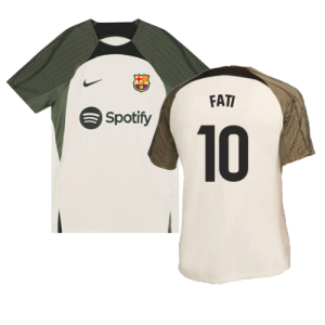 2023-2024 Barcelona Dri-Fit Strike Training Shirt (Grey) (Fati 10) 2023-2024 Barcelona Dri-Fit Strike Training Shirt (Grey) (Fati 10)