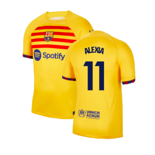 2023-2024 Barcelona Fourth Shirt (Alexia 11)