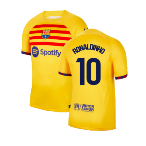 2023-2024 Barcelona Fourth Shirt (Ronaldinho 10)