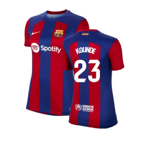 2023-2024 Barcelona Home Shirt (Ladies) (Kounde 23)