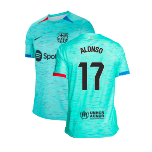 2023-2024 Barcelona Third Shirt (Alonso 17)