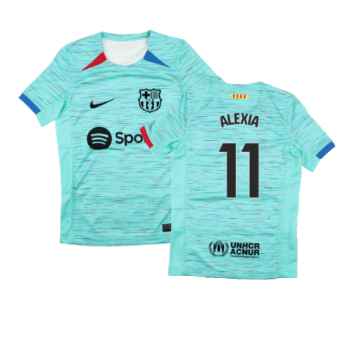 2023-2024 Barcelona Third Shirt (Kids) (Alexia 11)