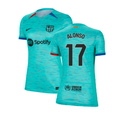 2023-2024 Barcelona Third Shirt (Ladies) (Alonso 17)