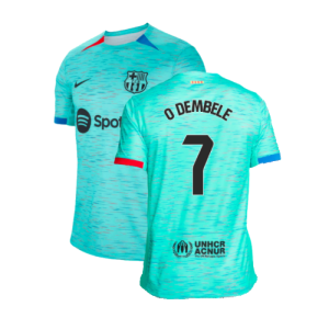 2023-2024 Barcelona Third Shirt (O Dembele 7)