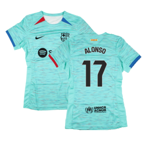 2023-2024 Barcelona Third Shirt (Womens) (Alonso 17)