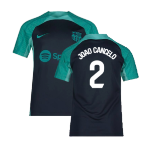 2023-2024 Barcelona Training Shirt (Thunder) - Kids (Joao Cancelo 2)