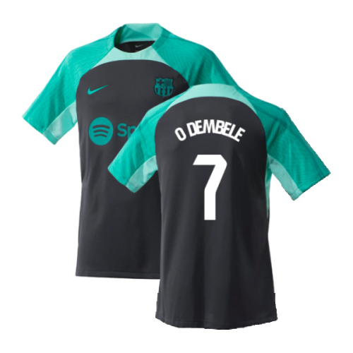 2023-2024 Barcelona Training Shirt (Thunder) (O Dembele 7)