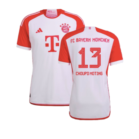 2023-2024 Bayern Munich Authentic Home Shirt (Choupo Moting 13)