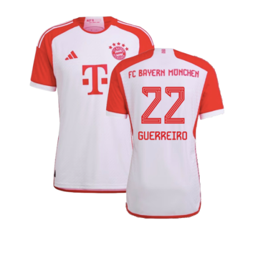 2023-2024 Bayern Munich Authentic Home Shirt (Guerreiro 22)