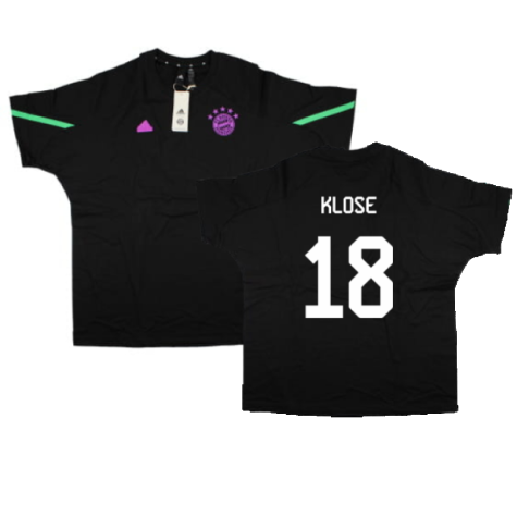 2023-2024 Bayern Munich D4GMD Tee (Black) (Klose 18)