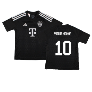 2023-2024 Bayern Munich Goalkeeper Shirt (Black) - Kids