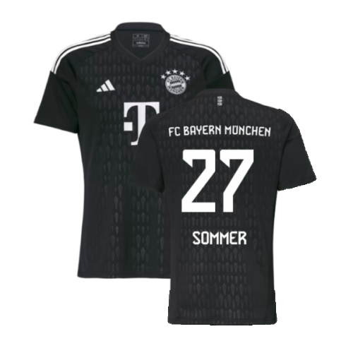 2023-2024 Bayern Munich Goalkeeper Shirt (Black) (SOMMER 27)