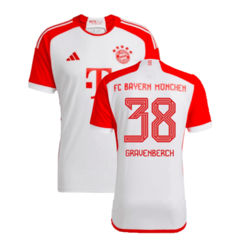 2023-2024 Bayern Munich Home Shirt (Gravenberch 38)