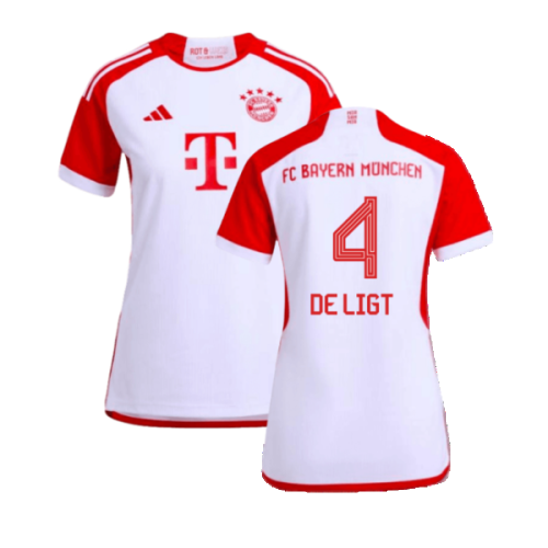 2023-2024 Bayern Munich Home Shirt (Ladies) (De Ligt 4)