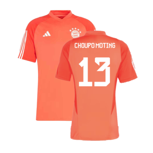 2023-2024 Bayern Munich Training Jersey (Red) (Choupo Moting 13)