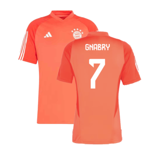 2023-2024 Bayern Munich Training Jersey (Red) (Gnabry 7)