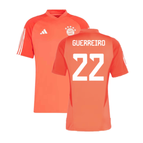 2023-2024 Bayern Munich Training Jersey (Red) (Guerreiro 22)